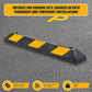 Heavy Duty Rubber Curb Parking Guide Wheel Driveway Stopper Reflective 90cm - Yellow