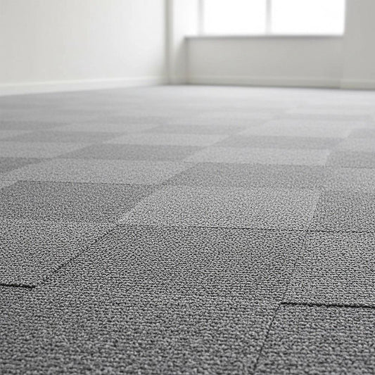 Carpet Tiles 5m2 Box Premium Commercial Domestic Office Heavy Use Flooring - Grey