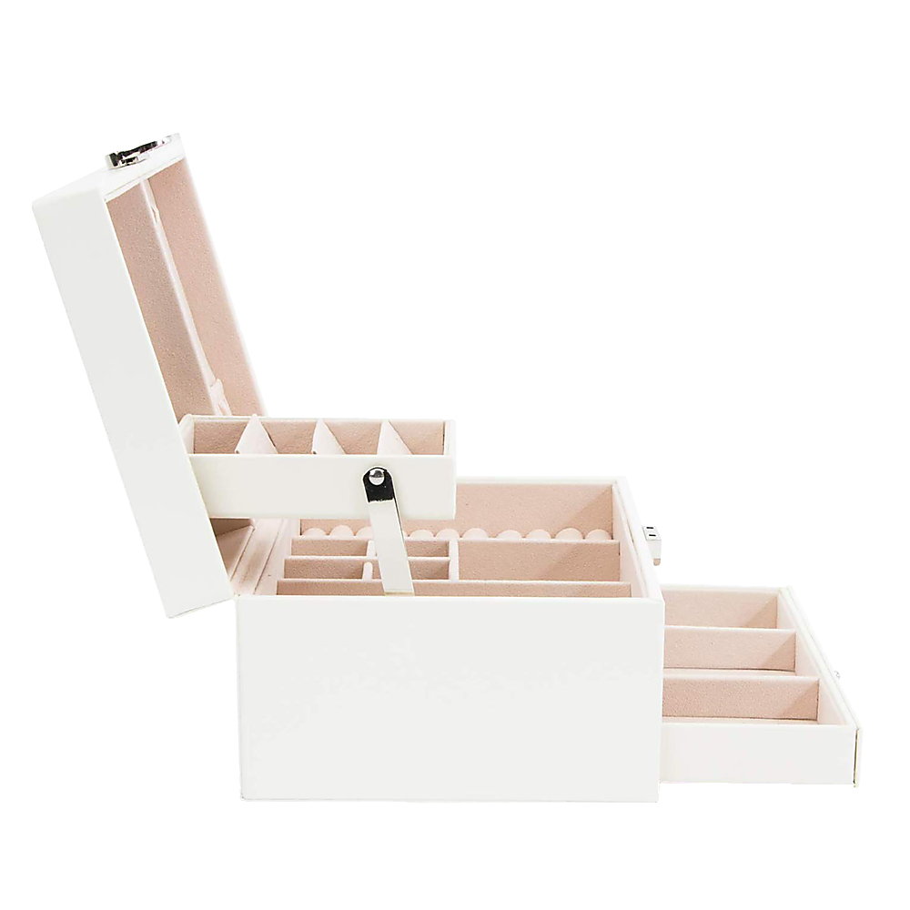 Jewellery Storage Box Girls Rings Necklaces Display Organiser Case