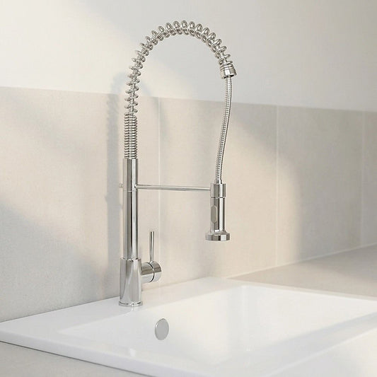 Basin Mixer Tap Faucet with Extendable Spout - Kitchen Laundry Sink