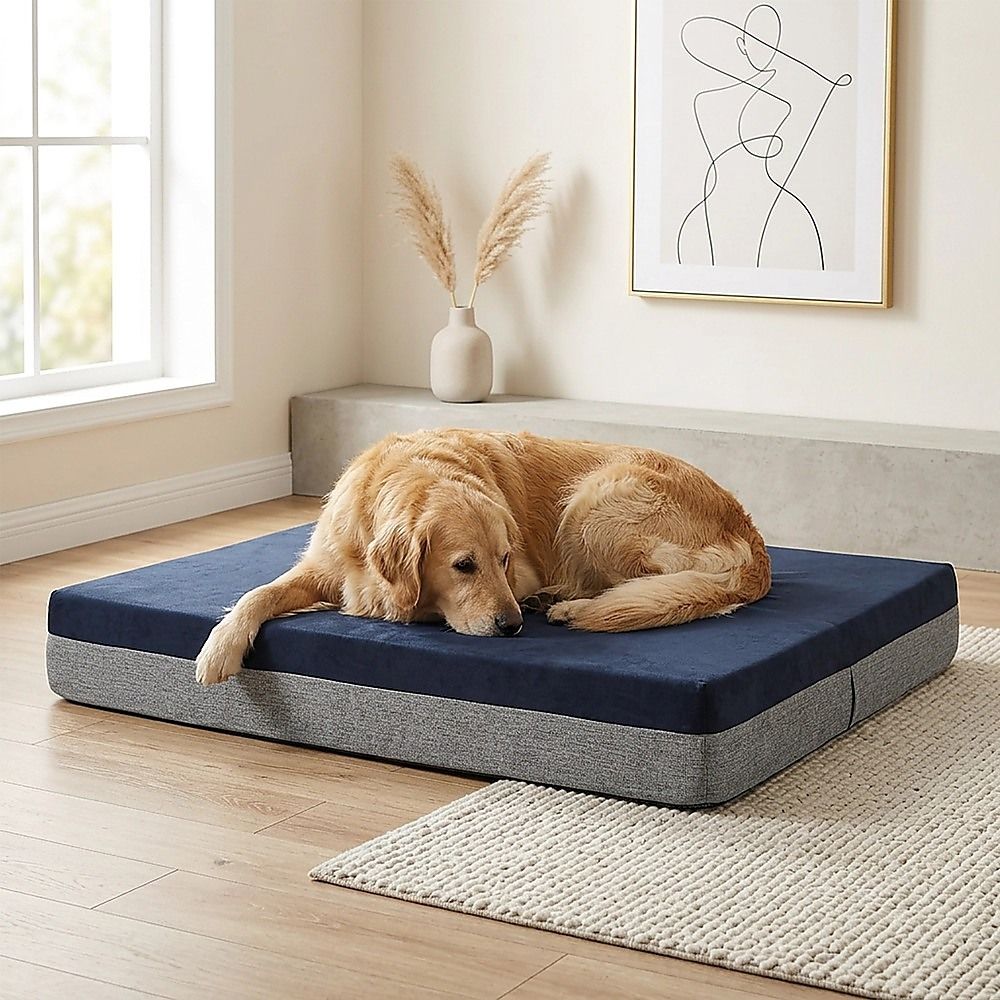 Dog Bed 15cm Thick Large Orthopedic Waterproof Pet Bed 826461 Memory Foam