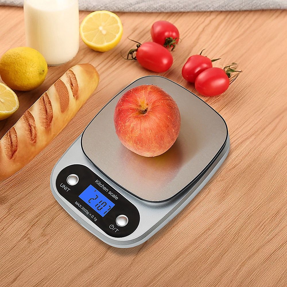 Digital Kitchen Scale 0.1g High Precision Rechargeable Food Scale - 3KG