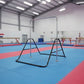 Kids Gymnastics Training Bars Horizontal Monkey Kip Bar - Black