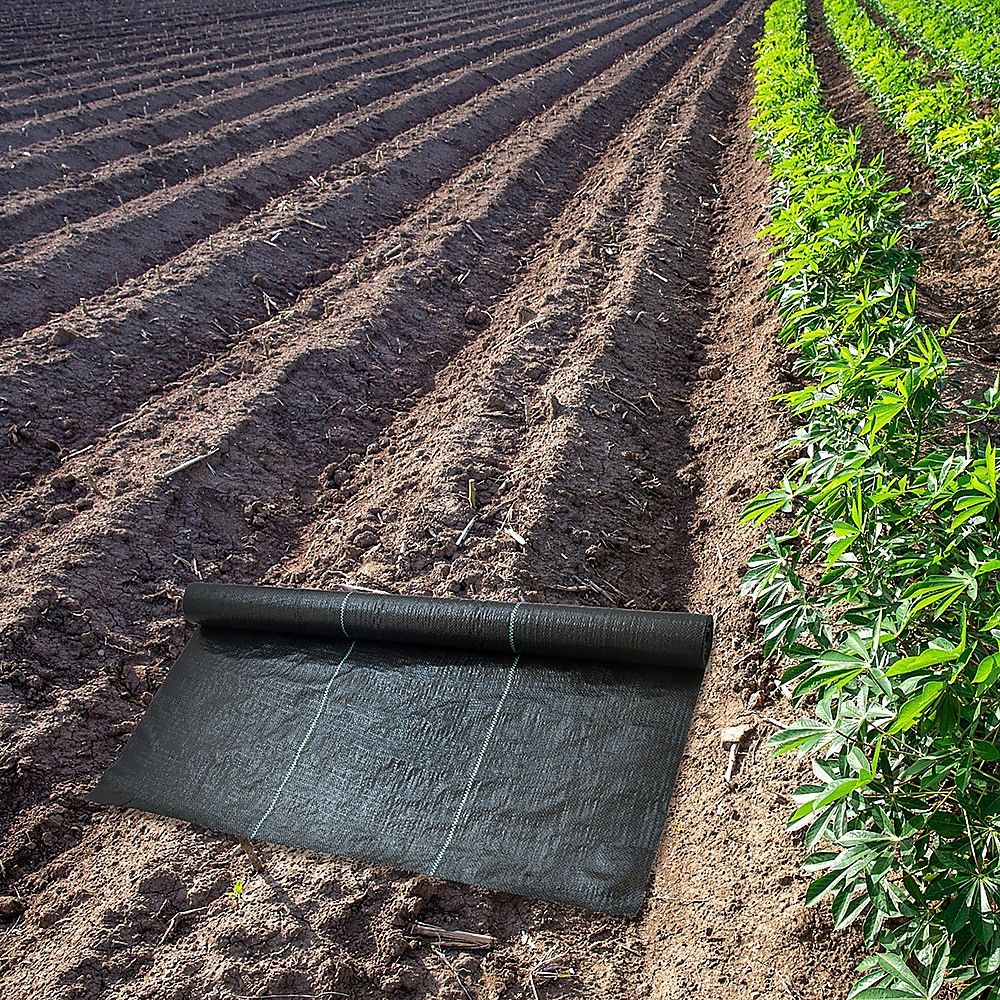 Heavy Duty Weed Control PP Woven Fabric Gardening Plant Weed Mat 0.92m x 20m