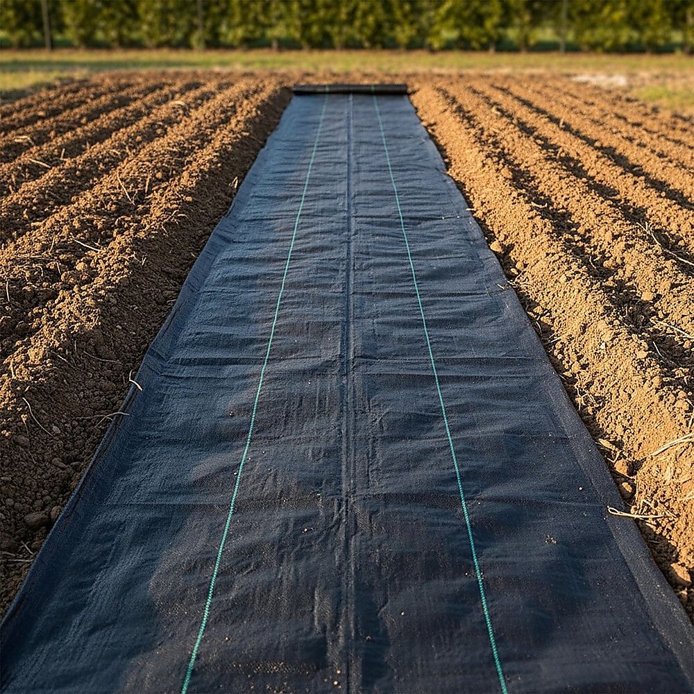 Heavy Duty Weed Control PP Woven Fabric Gardening Plant Weed Mat 1.83m x 30m