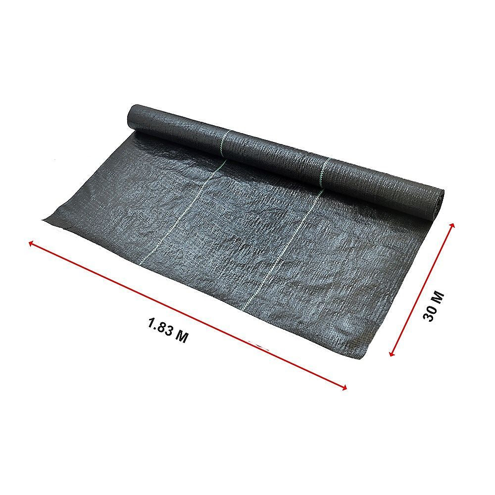 Heavy Duty Weed Control PP Woven Fabric Gardening Plant Weed Mat 1.83m x 30m