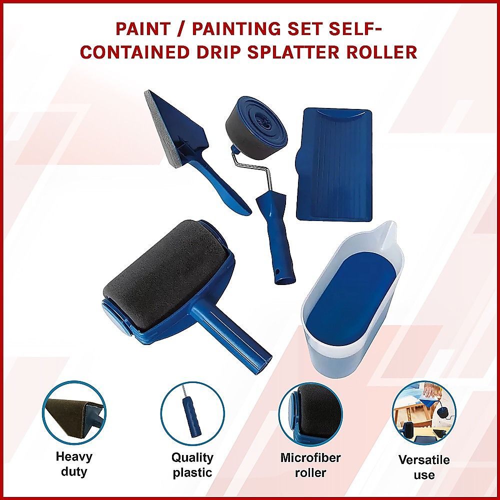 Self-Contained Drip Splatter Roller Paint / Painting Set