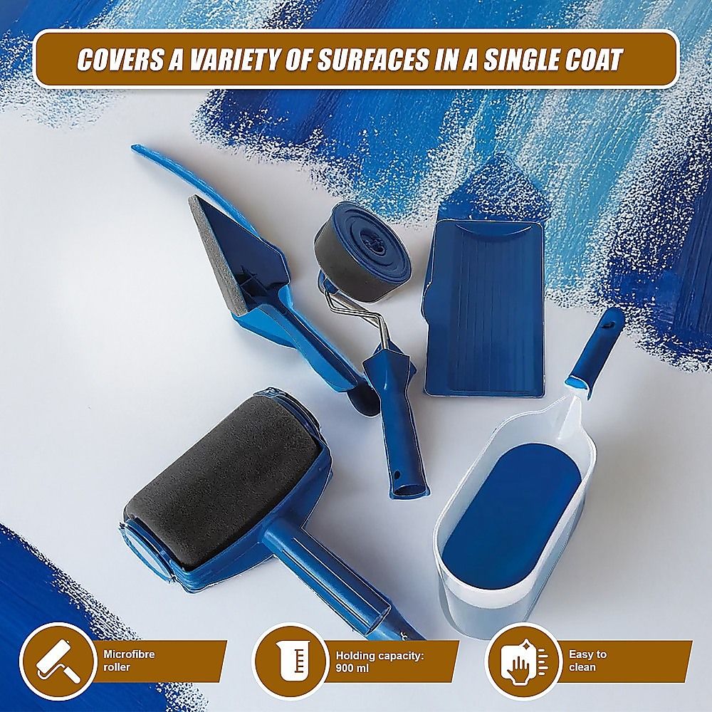 Self-Contained Drip Splatter Roller Paint / Painting Set
