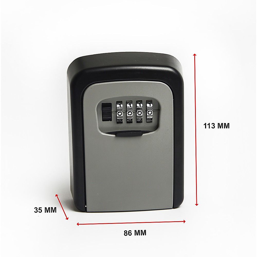 Commercial Grade Lock Wall Mounted Key Safe Storage Lock Box for Security