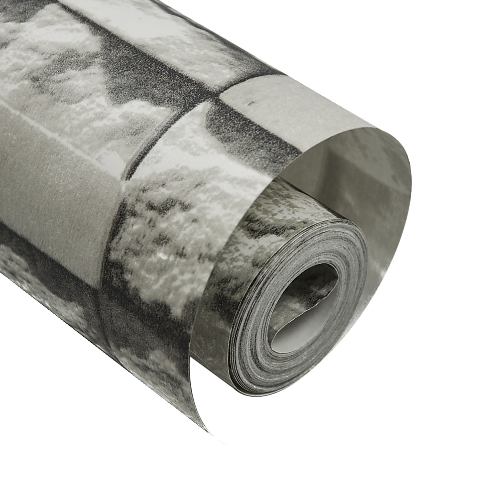 Wallpaper Brick Pattern 3D Textured Non-Woven Wall Paper Roll