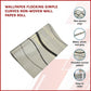 Wallpaper Flocking Simple Curves Non-Woven Wall Paper Roll