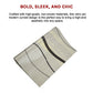 Wallpaper Flocking Simple Curves Non-Woven Wall Paper Roll