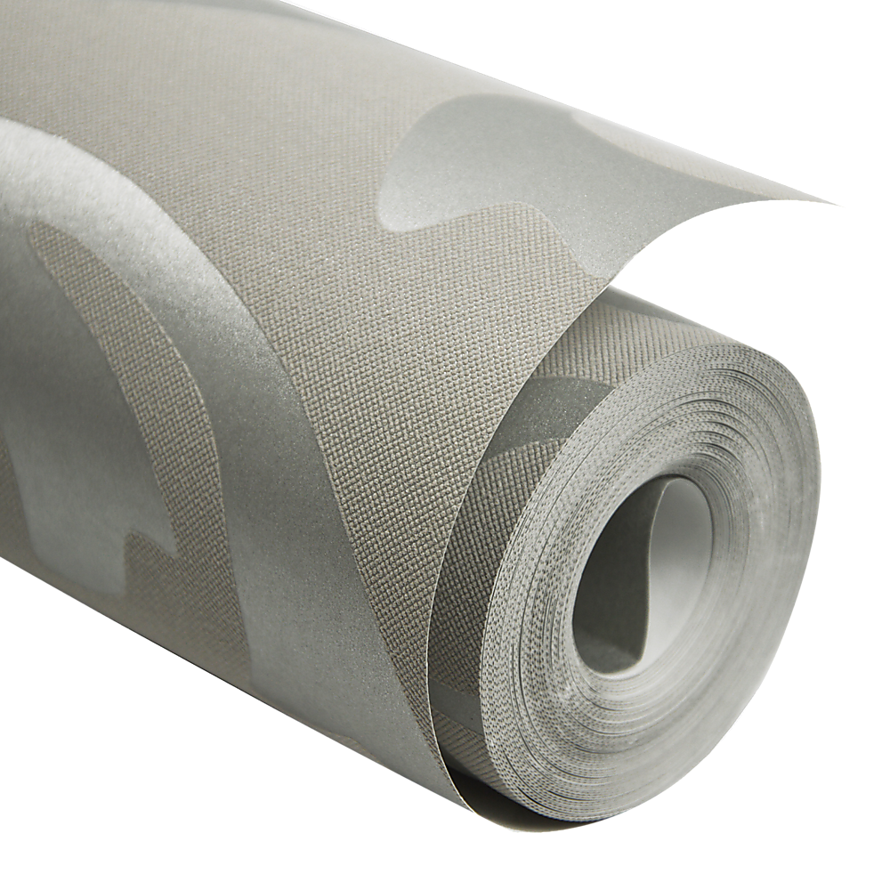 Wallpaper Silver Flower Pattern Non-Woven Wall Paper Roll