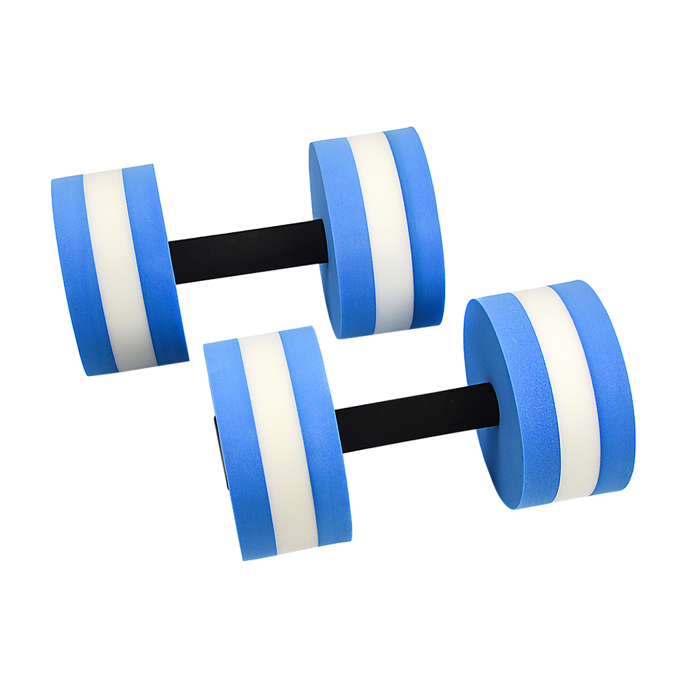 Water Aerobics Dumbbell Set of 2 EVA Aquatic Barbell for Aqua Fitness