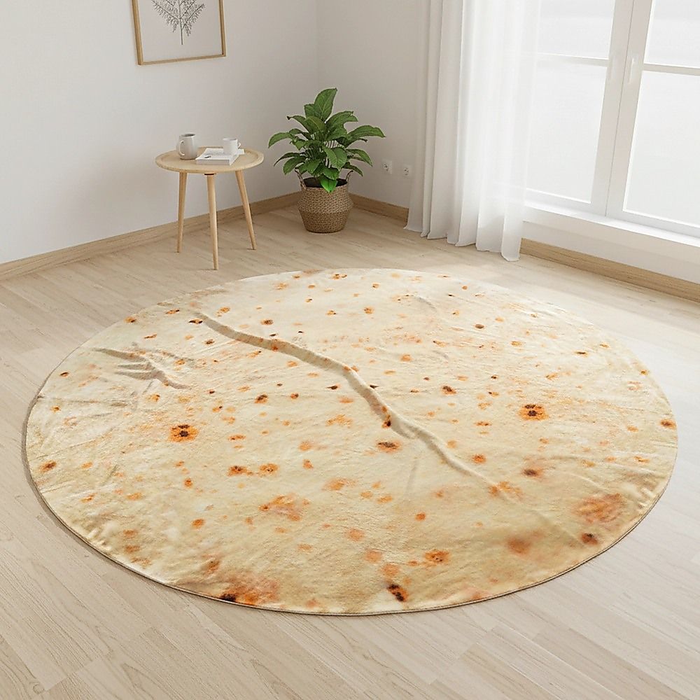 Tortilla Blanket Burrito 180cm Throw Blanket Rug