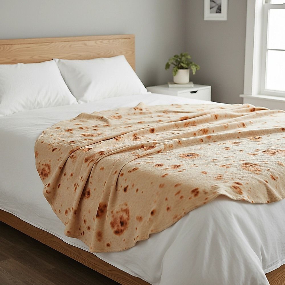 Tortilla Blanket Burrito 180cm Throw Blanket Rug