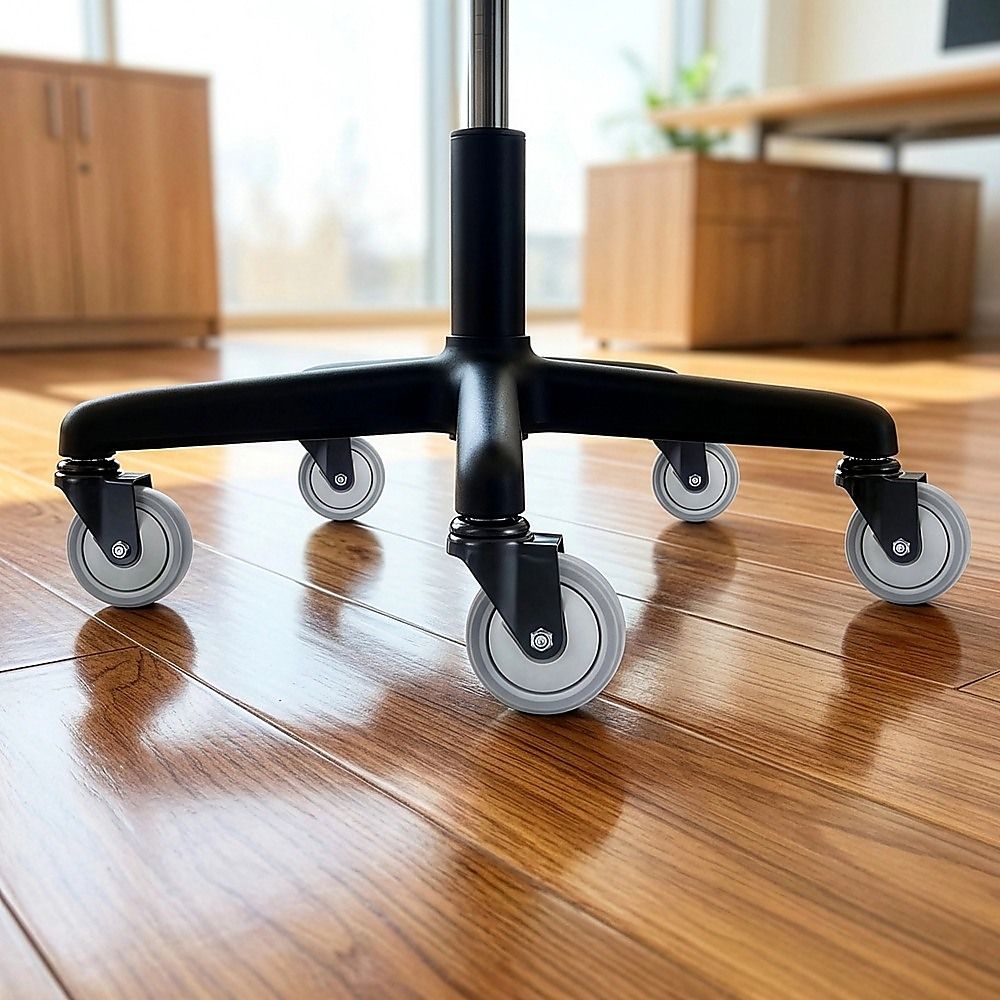 Office Chair Caster Wheels Set of 5 - Heavy Duty & Safe for All Floors with Universal Fit