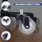 Office Chair Caster Wheels Set of 5 - Heavy Duty & Safe for All Floors with Universal Fit