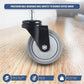 Office Chair Caster Wheels Set of 5 - Heavy Duty & Safe for All Floors with Universal Fit