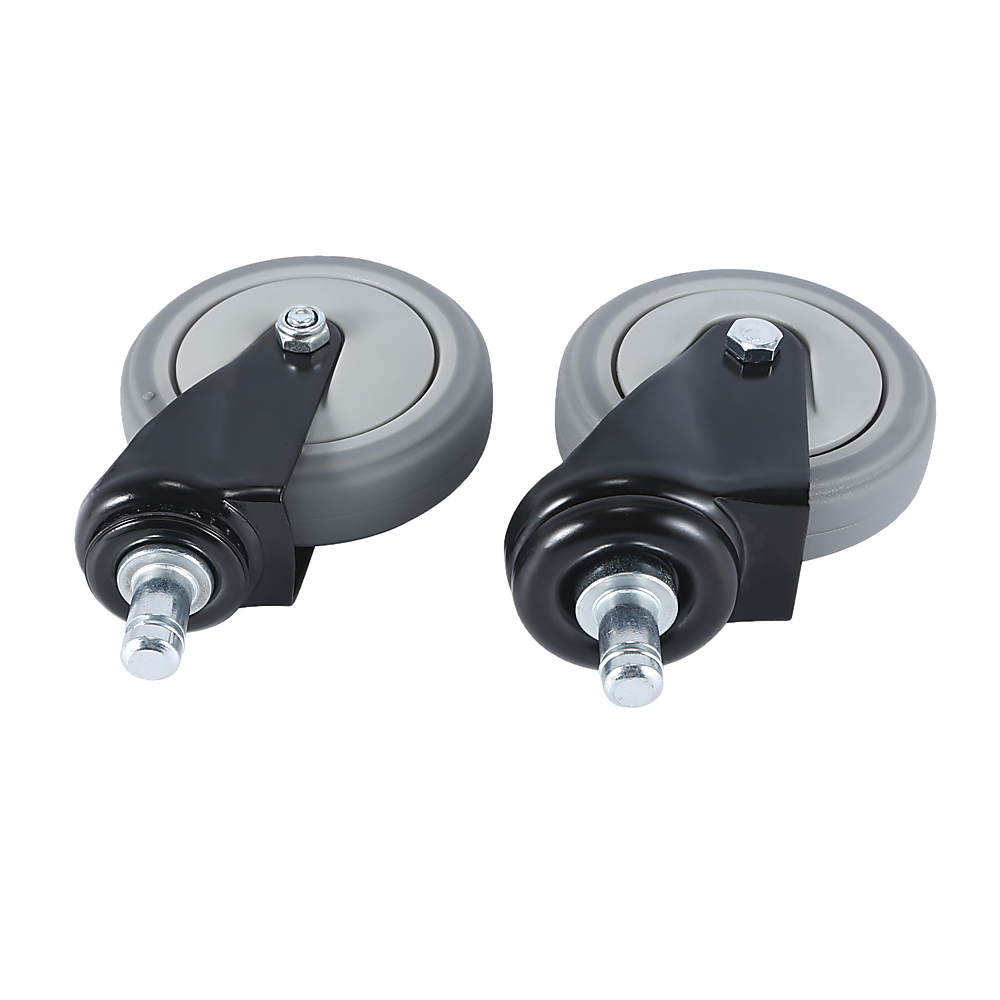 Office Chair Caster Wheels Set of 5 - Heavy Duty & Safe for All Floors with Universal Fit