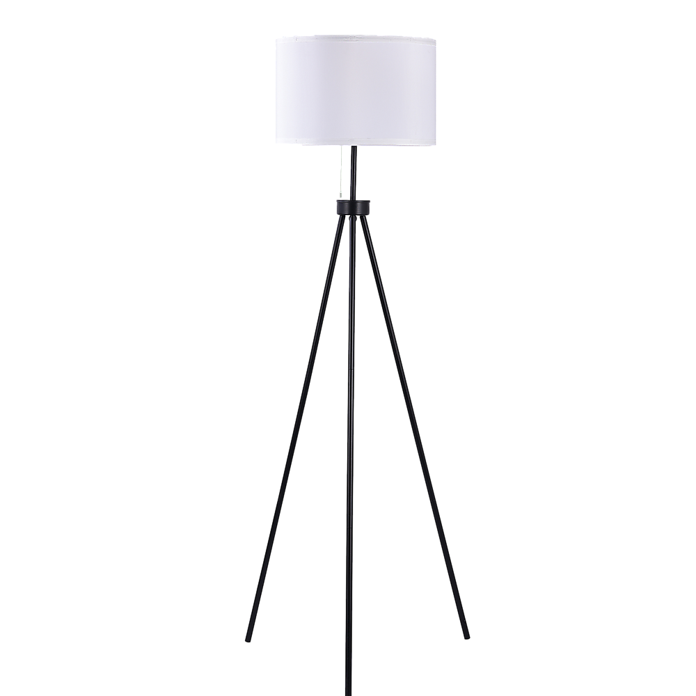Floor Lamp Mid-Century Modern Tripod Decor Living Room Standing