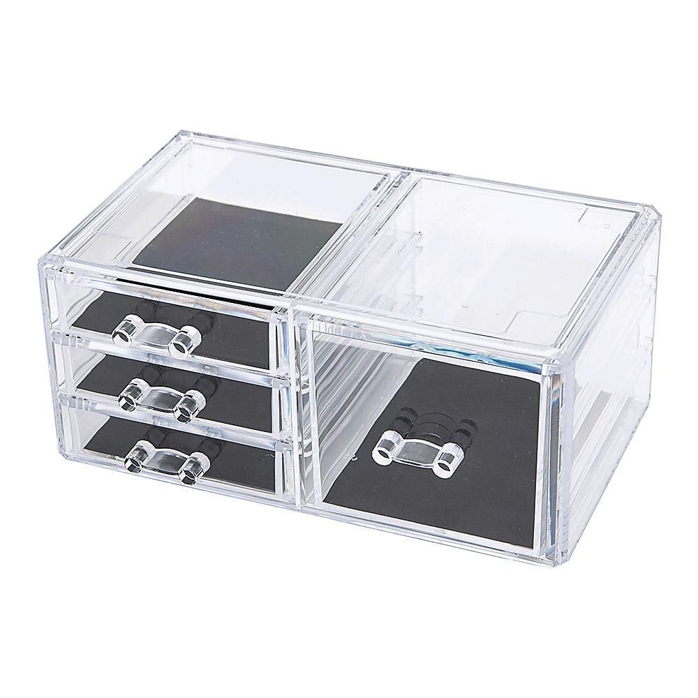 Cosmetic Organizer 11 Drawers Clear Acrylic Tower for Jewelry Luxury Storage Cabinet