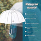 Clear Transparent Rain Walking Umbrella Parasol 5x PVC Dome Wedding Party Favor