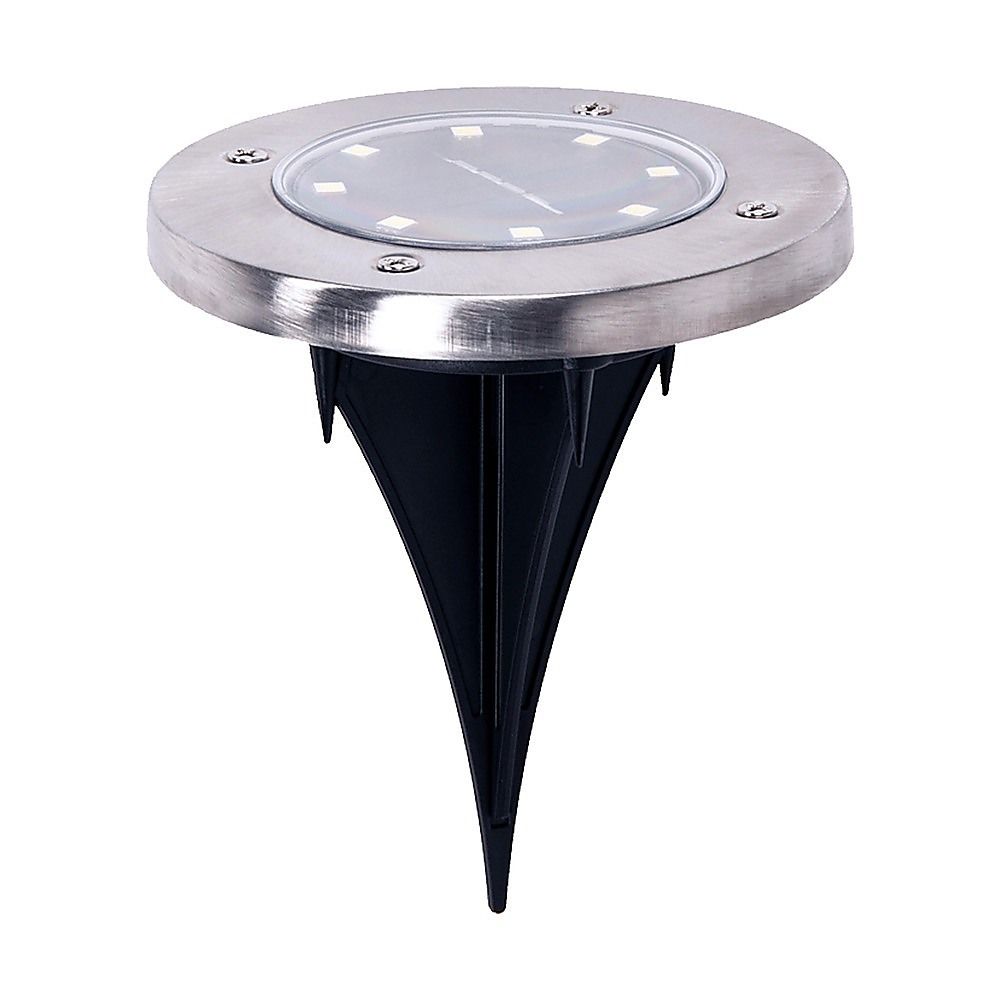 Solar Powered LED Inground Buried Recessed Lights 12x for Garden, Outdoor, Deck Path