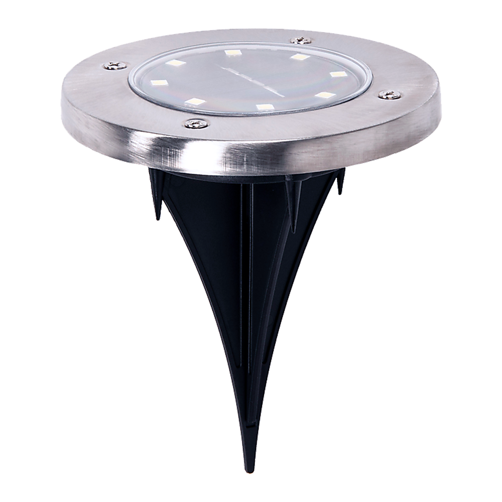 Solar Powered LED Inground Buried Recessed Lights 12x for Garden, Outdoor, Deck Path