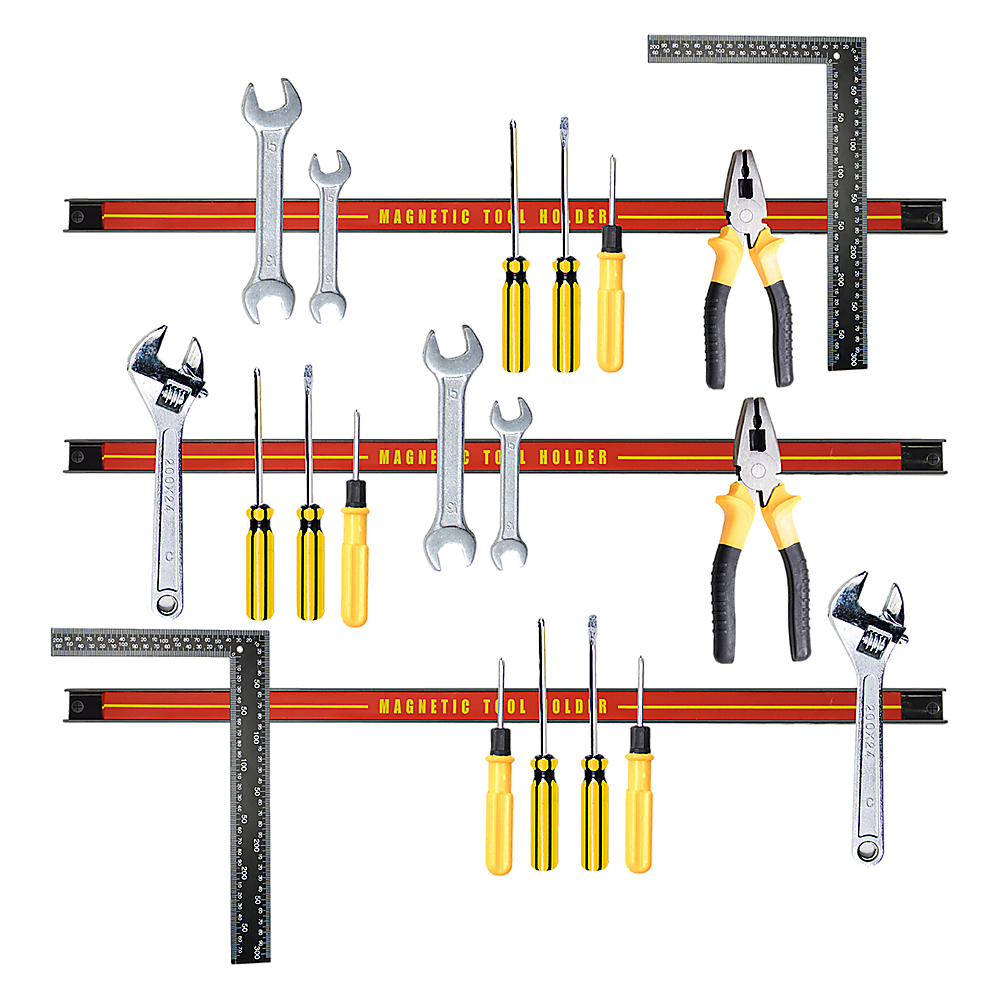Magnetic Wall Mounted Tool Holder Storage Organizer 3x 61cm for Garage Workshop