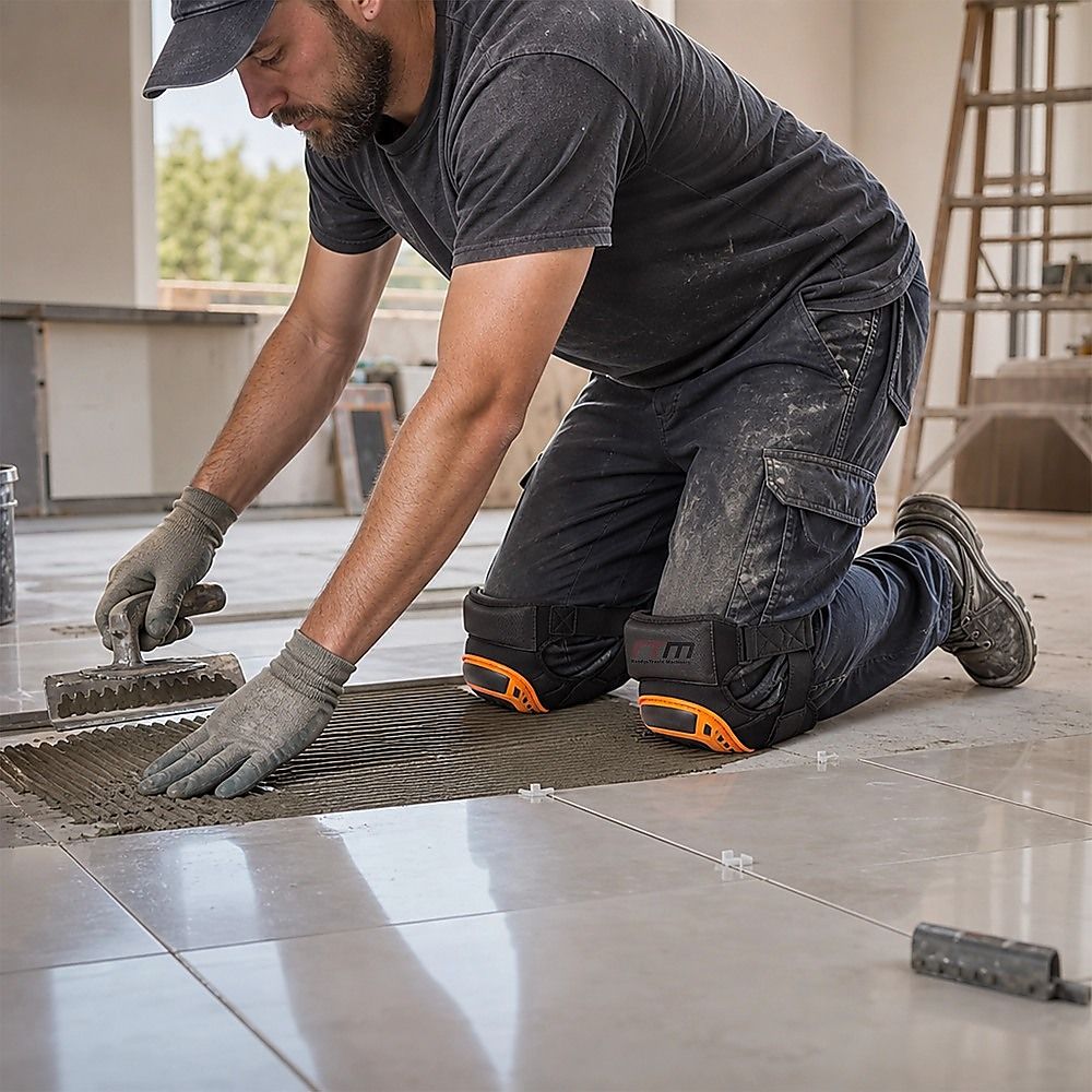 Knee Pads for Work, Construction, Gardening, Flooring, and Carpentry