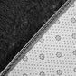 Large Shaggy Floor Rug 200x140cm for Bedroom & Living Room - Black