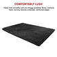 Large Shaggy Floor Rug 200x140cm for Bedroom & Living Room - Black
