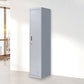 Clothing Locker Cabinet 3-Digit Combination Lock One-Door Office Gym Shed - Grey