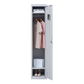 Clothing Locker Cabinet 3-Digit Combination Lock One-Door Office Gym Shed - Grey