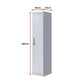 Clothing Locker Cabinet 4-Digit Combination Lock One-Door Office Gym Shed - Grey