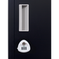 Clothing Locker Cabinet 3-Digit Combination Lock One-Door Office Gym Shed - Black