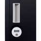 Clothing Locker Cabinet 4-Digit Combination Lock One-Door Office Gym Shed - Black