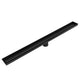 Tile Insert Shower Bathroom Black Grate Drain 800mm with Centre Outlet Floor Waste