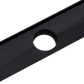 Tile Insert Shower Bathroom Black Grate Drain 800mm with Centre Outlet Floor Waste