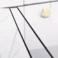 Tile Insert Shower Grate Drain 900mm Black with Centre Outlet