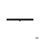 Tile Insert Shower Grate Drain 900mm Black with Centre Outlet