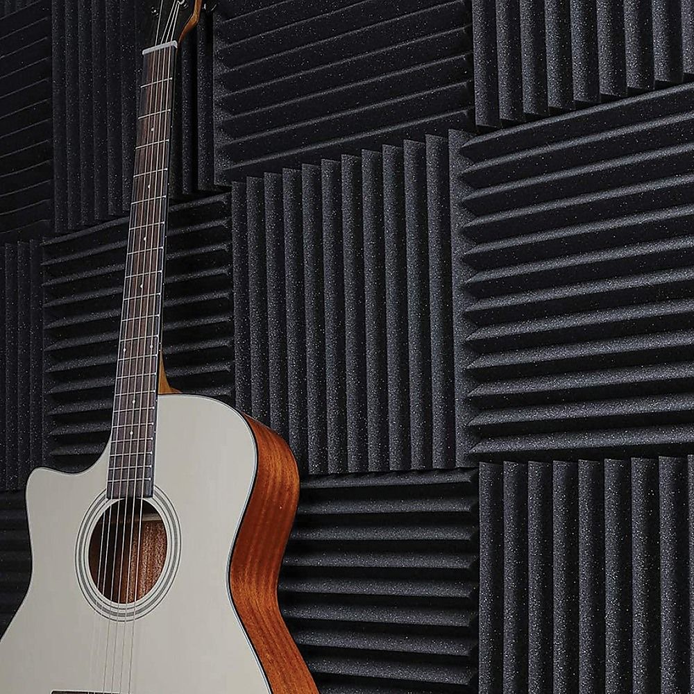 Studio Acoustic Foam Sound Absorption Proofing Panels 40pcs Wedge Tiles - 30x30cm