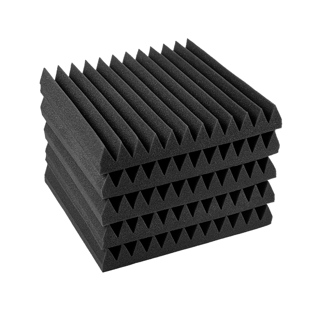 Studio Acoustic Foam Sound Absorption Proofing Panels 40pcs Wedge Tiles - 30x30cm
