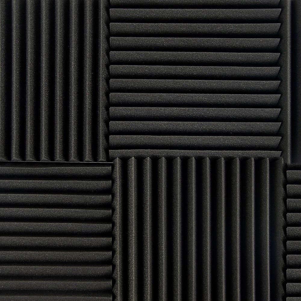Studio Acoustic Foam Sound Absorption Proofing Panels 40pcs Wedge Tiles - 30x30cm