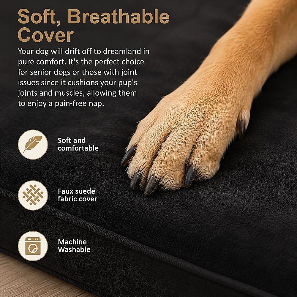 XL Pet Bed Mattress 110CM Memory Foam Cushion Pad for Dog Cat