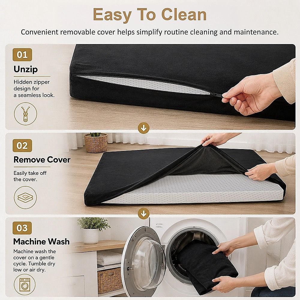 XL Pet Bed Mattress 110CM Memory Foam Cushion Pad for Dog Cat