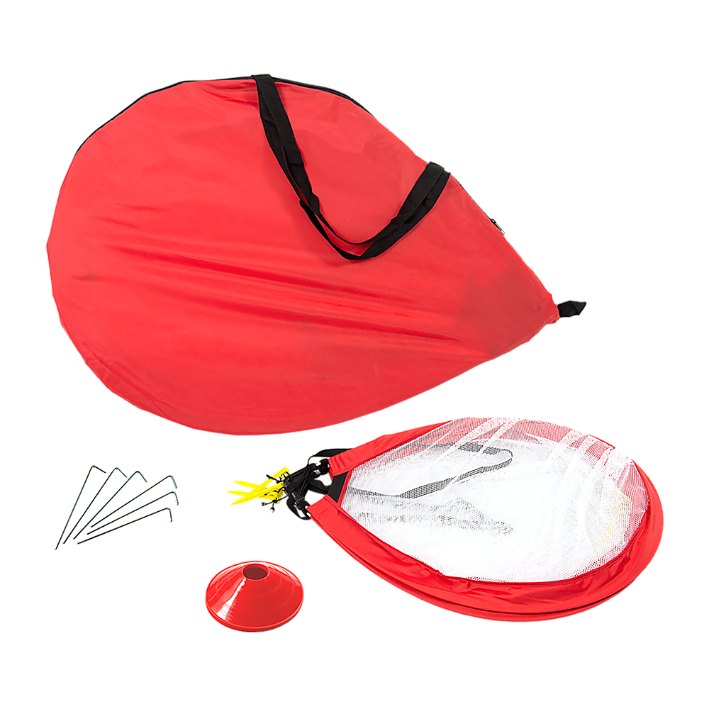 Kids Soccer Goals Set Portable 2 Pop Up Soccer Goals Cones Goal Carry Bag