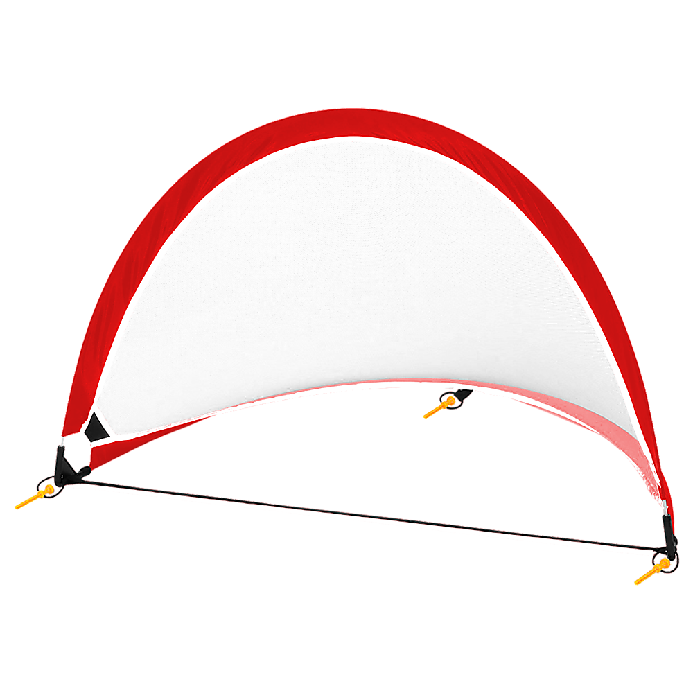 Kids Soccer Goals Set Portable 2 Pop Up Soccer Goals Cones Goal Carry Bag
