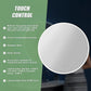 LED Wall Mirror Bathroom Light Decor Round 80cm
